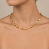 24k Pure Yellow Gold 12.7g Solid Diamond Cut Fancy Link Chain Necklace 17"