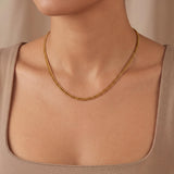 24k Pure Yellow Gold 22.8g Solid Heavy 3mm Curb Link Chain Necklace 19"