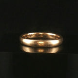 Antique 18k Yellow Gold 4.5g Solid 3mm Band Ring Size 8.25