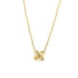 Tiffany & Co. X Crossover 18k Yellow Gold Pendant Necklace 16"