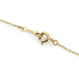 Tiffany & Co. Elsa Peretti 18k Yellow Gold Infinity Cross Pendant 16"