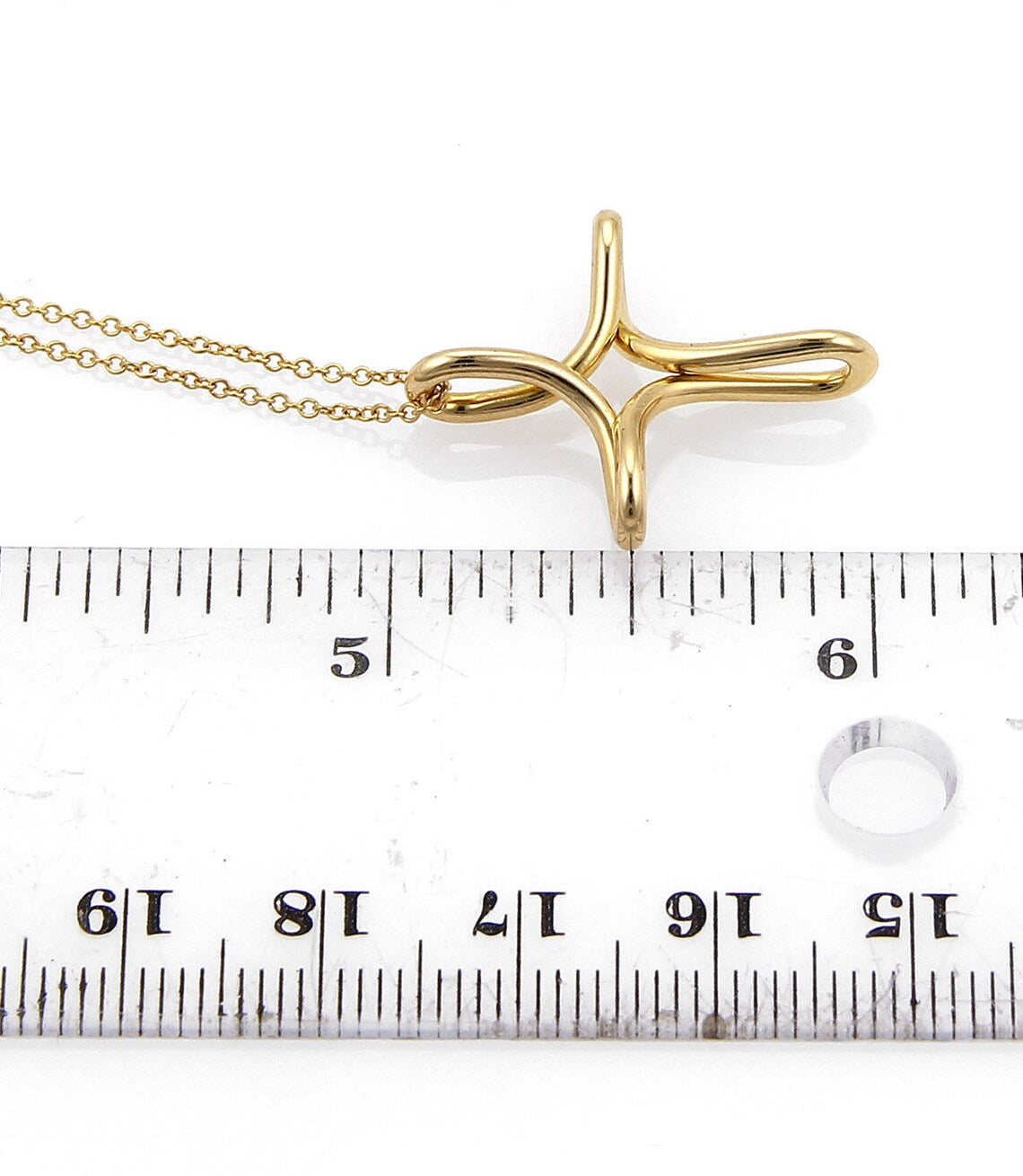 Outlets Tiffany and Co Infinity Cross Pendant