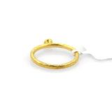 Brand New Gurhan Skittle 24k Yellow Gold & Spessartite Hammered Ring Size 5