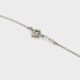 Tiffany & Co. Diamond and Platinum Flower Pendant Necklace 15.75"