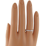 Tiffany & Co. Jazz Diamond Platinum Band Ring Size 6