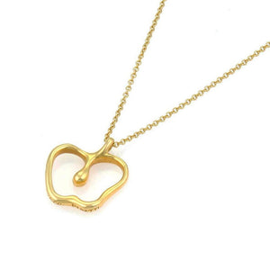 Tiffany & Co. Elsa Peretti 18k Yellow Gold Apple Pendant Necklace 18"