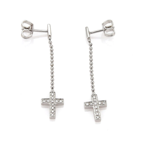 Cross Earrings , Cross Hoop Earrings , Large Cross Earring , Large Cross  Earrings , Dainty Cross Earrings , Mothers Day Gift - Etsy