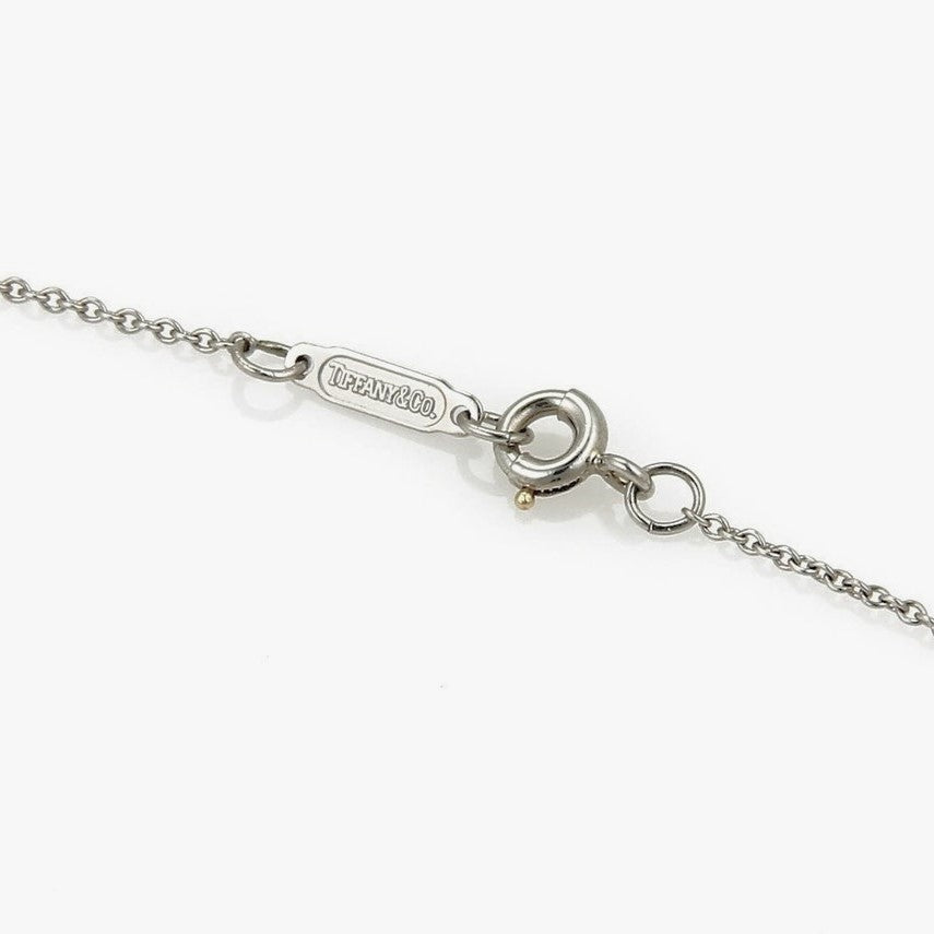 Tiffany & Co. Platinum and Diamond Cross Pendant Necklace 16"
