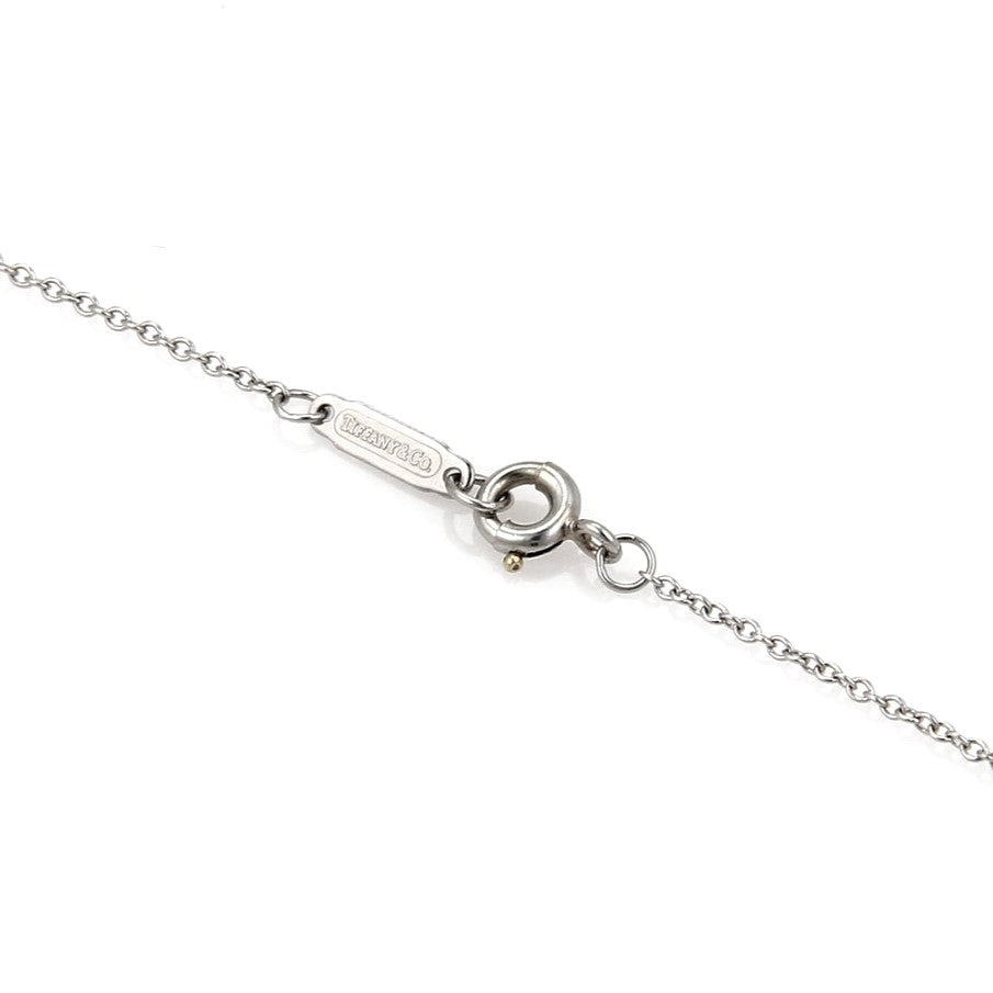 Tiffany & Co. Platinum Bubble Diamond and Tsavorite Pendant Necklace 16"