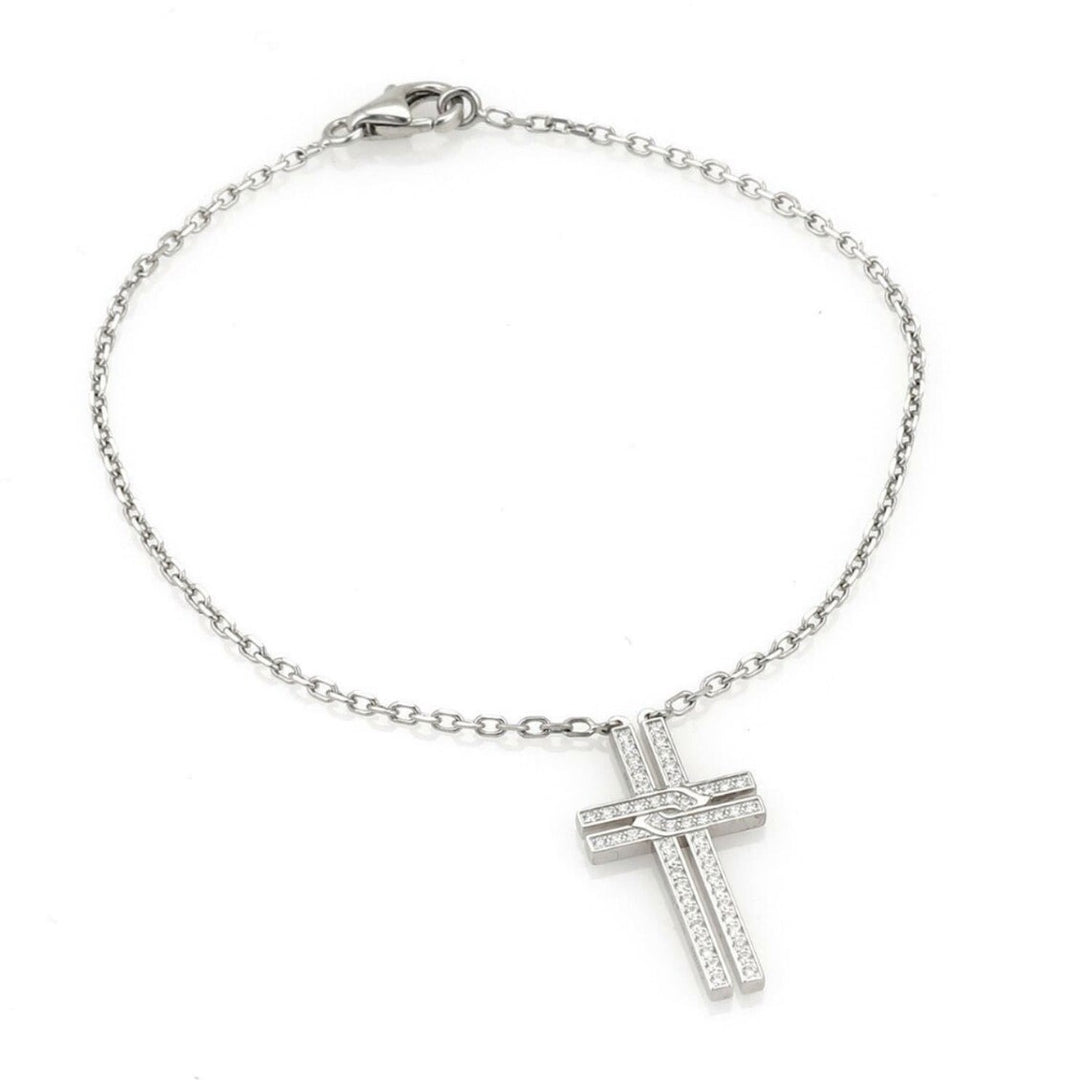 Cartier Cross Charm Necklace in 18kt Pink Gold With A Diamond - Cartier  Necklaces - Cartier Jewelry