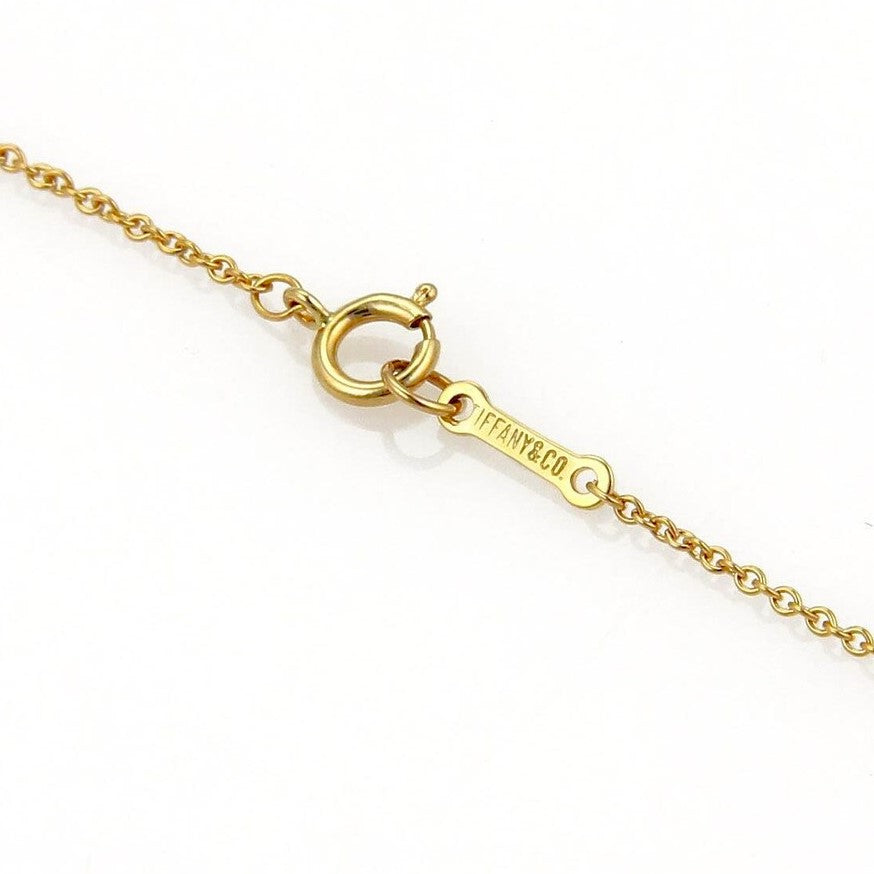 Tiffany & Co. Peretti 18k Yellow Gold Dove Pendant Necklace 16"