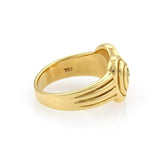 Tiffany & Co. Spiro 18k Yellow Gold Grooved Spiral Design Ring Size 6.75