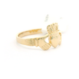 Brand New 14k Yellow Gold Ladies Claddagh Ring D'Amico Size 6.25