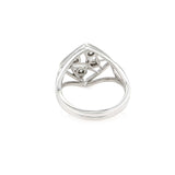 Hearts On Fire 18k White Gold and Diamonds Open Design Ring Size 6.5