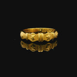 22k Yellow Gold 3.6g Solid Ladies Band Ring Size 6