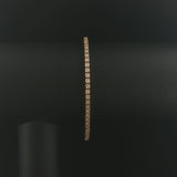 14k Yellow Gold and 2cttw Diamond Solid Vintage Tennis Bracelet 7"