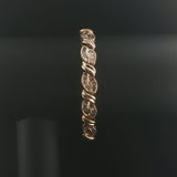14k Yellow Gold and 4cttw Diamond Heavy 25.6g Link Bracelet 7"