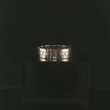 Cartier 18k White Gold Tank Francaise 6mm Band Ring Size 59 (8.75)