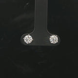 Brand New 1cttw Natural Diamond Stud Earrings in 14k White Gold
