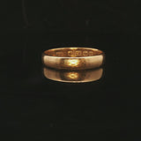 22k Yellow Gold 3.5g Solid 4mm Band Ring Size 8