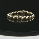 14k Yellow Gold 18.2g Ladies Polished 8.5mm San Marco Link Bracelet Italy 7"
