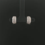 Craig Drake 18k White Gold and 0.70cttw Diamond Solid Huggie Ear Clips