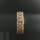 14k Yellow Gold and Diamond 39.8g Heavy Basket Weave Woven Link Bracelet 7"