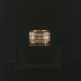 14k Yellow Gold and 1cttw Diamond Vintage Band Ring Size 7.5