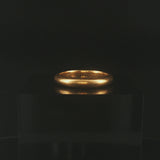 Antique 22k Yellow Gold 6g Solid 3.5mm Band Ring Size 7.5
