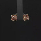 14k Yellow Gold and 1cttw Chocolate Diamond Stud Earrings