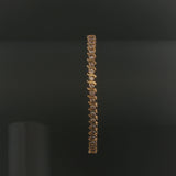 10k Yellow Gold and 2.5cttw Diamond Vintage S Link Tennis Bracelet 7.25"