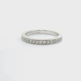 Neil Lane 14k White Gold and Diamond Ladies Band Ring Size 6.5