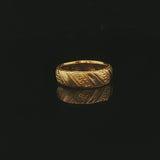 24k Pure Yellow Gold 7.5g Solid Heavy 5.5mm Band Ring Size 4.5