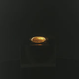 24k Pure Yellow Gold 17.5g Solid Heavy Signet Ring Size 8.5