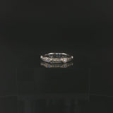 14k Yellow and White Gold 0.30cttw Diamond Fancy Band Ring Size 5