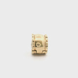 Pandora 14k Yellow Gold Beveled Clip Charm 750256 Retired