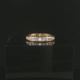 18k Yellow Gold and 2cttw Diamond 3mm Eternity Band Ring Size 6