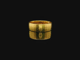 22k Yellow Gold 4.8g Vintage Textured 6mm Band Ring Size 6
