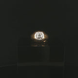 14k Yellow Gold and 0.75ct Old Euro Cut Diamond Vintage Solitaire Ring Size 4.75
