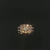 14k Yellow Gold and 1.50cttw Diamond Men's Ring Size 10.25