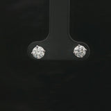 Brand New 0.75cttw Natural Diamond Stud Earrings in 14k White Gold