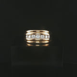 14k Yellow Gold and 0.50cttw Diamond Men's Band Ring Size 11.5