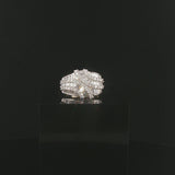 18k White Gold and 14k Yellow Gold 1.25cttw Diamond Ring Size 5.5