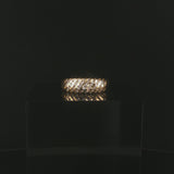 18k Yellow Gold and 0.50cttw Diamond Vintage Ladies Band Ring Size 5