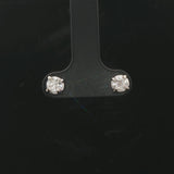 14k White Gold and 0.60cttw Diamond Stud Earrings
