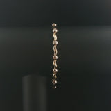 14k Yellow and White Gold 0.65cttw Diamond Bar Link Bracelet 7"