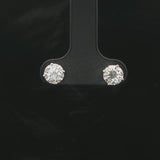 Brand New 1.25cttw Natural Diamond Stud Earrings in 14k White Gold