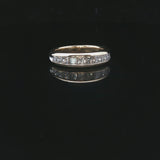 14k Yellow Gold and 1cttw Princess Cut Diamond Band Ring Size 5.75