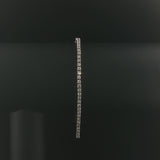 14k White Gold and 2.75cttw Diamond Tennis Bracelet 7.5"