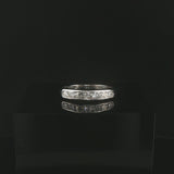 Platinum and 0.50cttw Diamond Vintage Band Ring Size 5.5